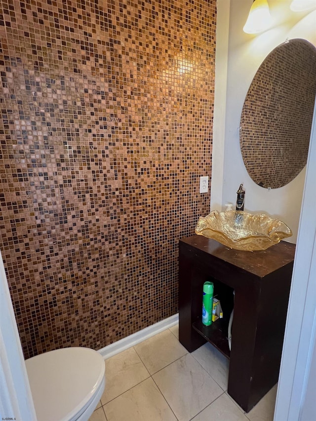 11 Gallant Fox Ln, Egg Harbor Township, NJ 08234 - bathroom with toilet, tile patterned floors, and vanity