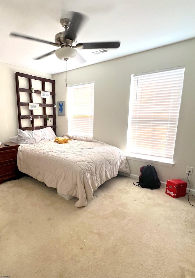 11 Gallant Fox Ln, Egg Harbor Township, NJ 08234 - carpeted bedroom featuring a ceiling fan