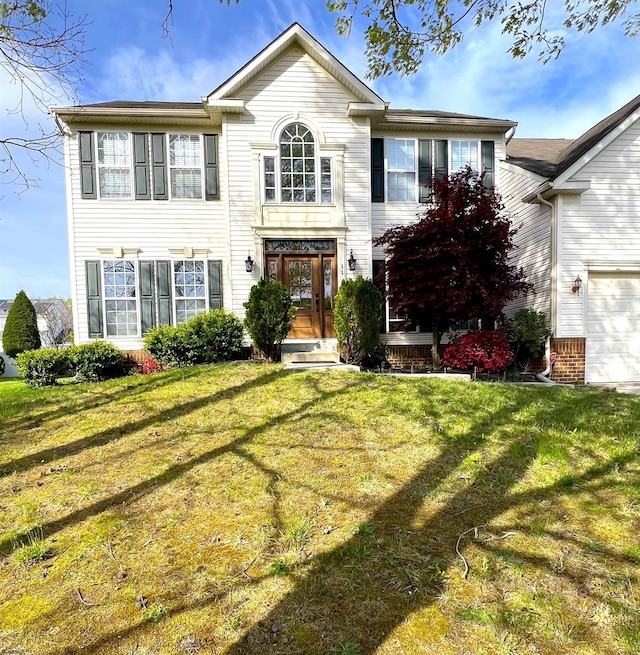 11 Gallant Fox Ln, Egg Harbor Township, NJ 08234 - view of front of property with a front lawn and a garage