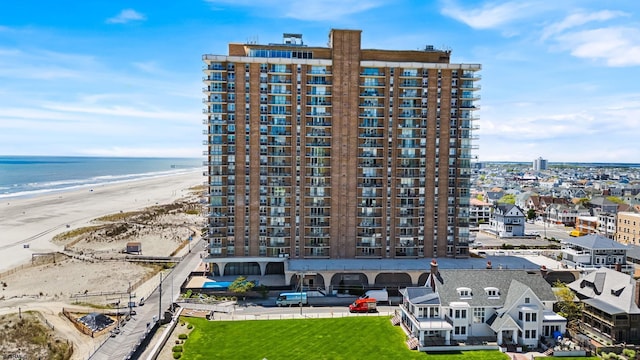 4800 Boardwalk Unit 304, Ventnor, NJ 08406 - view of apartment building / complex with view of water and beach