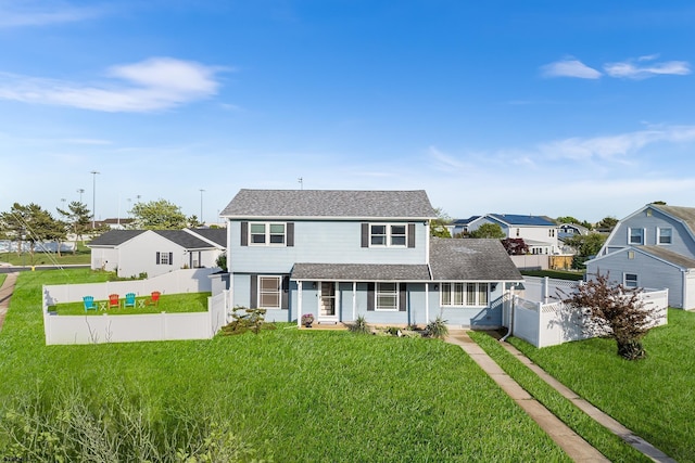 4400 Harbor Beach Blvd, Brigantine, NJ 08203 - view of front facade featuring roof with shingles and a residential view