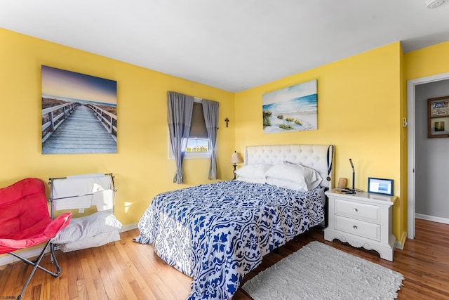 4400 Harbor Beach Blvd, Brigantine, NJ 08203 - bedroom with hardwood / wood-style flooring and baseboards