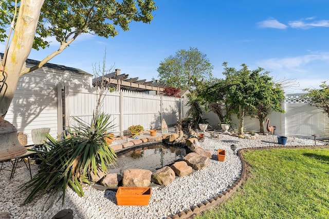 4400 Harbor Beach Blvd, Brigantine, NJ 08203 - view of yard with fence