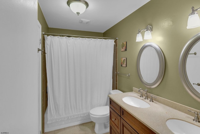4768 Summersweet Dr Unit 4768, Mays Landing, NJ 08330 - full bathroom with tile patterned flooring, toilet, and double vanity