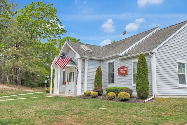 4768 Summersweet Dr Unit 4768, Mays Landing, NJ 08330 - view of front facade with a shingled roof and a front yard