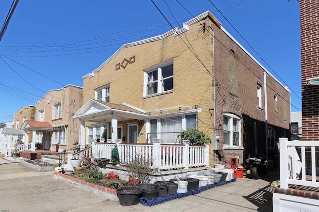 15 N Marion Ave, Ventnor, NJ 08406 - view of front facade with covered porch and brick siding