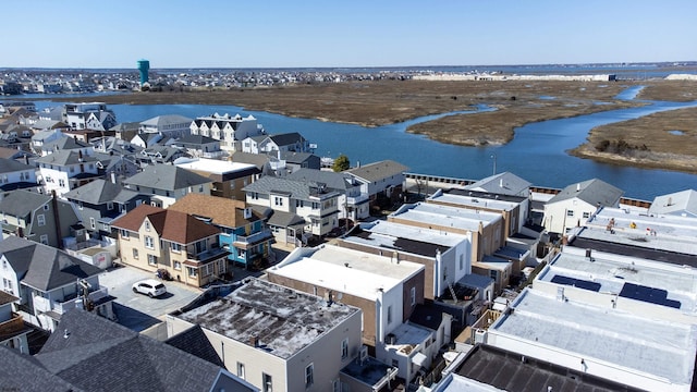 15 N Marion Ave, Ventnor, NJ 08406 - aerial perspective of suburban area featuring a large body of water