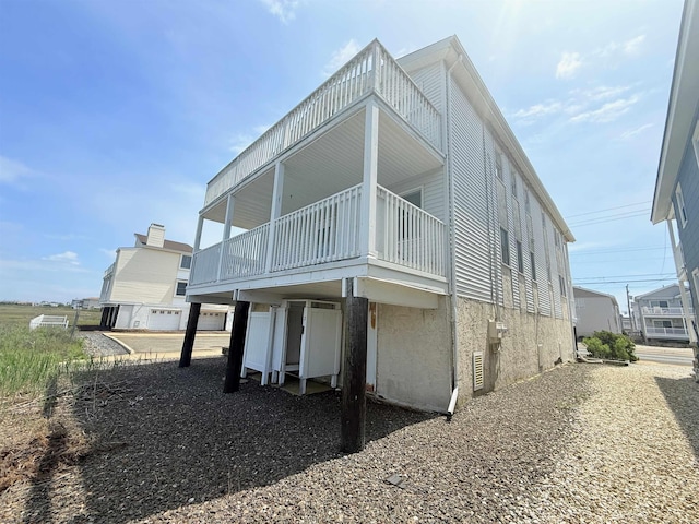 4102 W Ave Unit 2, Ocean City, NJ 08226 - back of property featuring a balcony