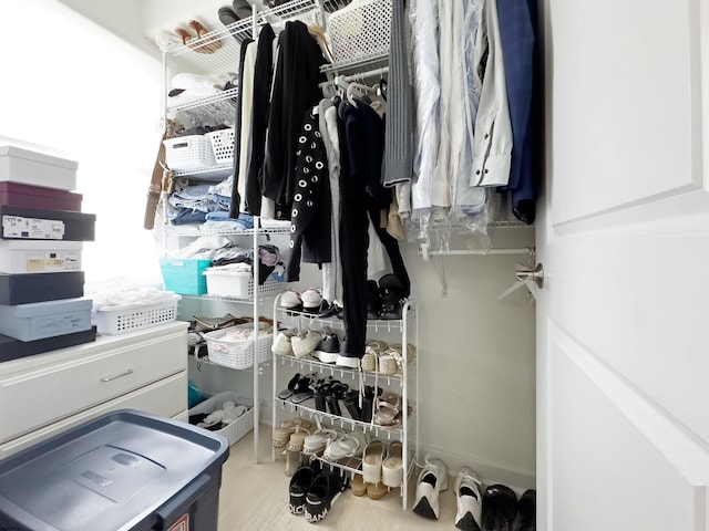 9315 Ventnor Ave, Margate, NJ 08402 - walk in closet with wood finished floors