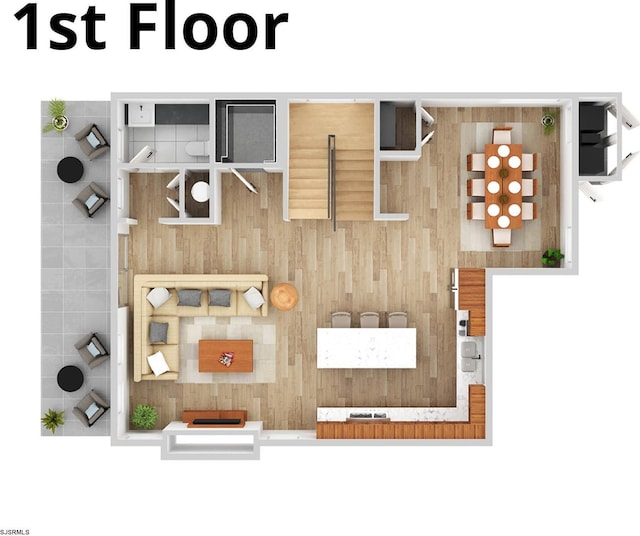 1 S Hanover, Margate, NJ 08402 - property floor plan