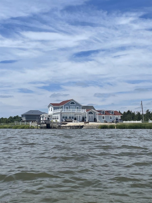 333 Oakland Ave, Pleasantville, NJ 08232 - water view featuring a boat dock