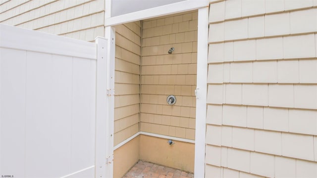 13 S Vendome Ave, Margate, NJ 08402 - detailed view of a tile shower