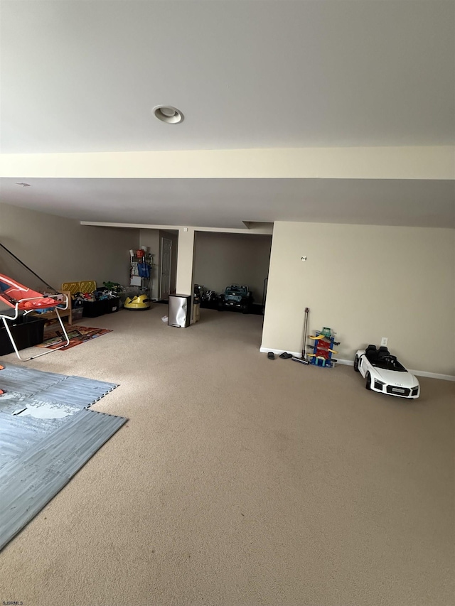 127 Rockport, Egg Harbor Township, NJ 08234 - finished below grade area featuring carpet