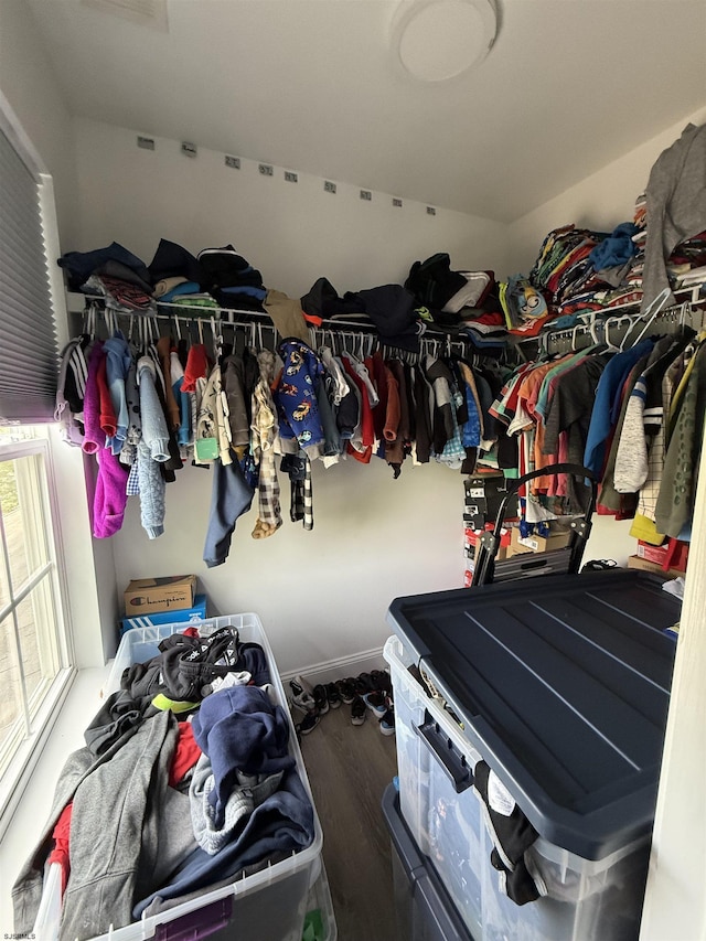 127 Rockport, Egg Harbor Township, NJ 08234 - spacious closet with wood finished floors