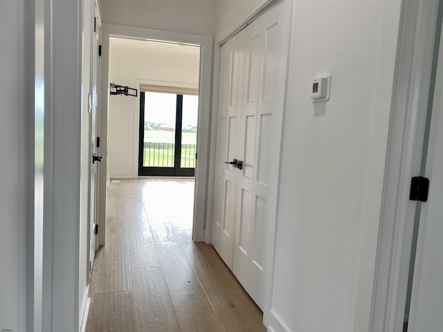 116 Bayshore Ave, Brigantine, NJ 08203 - corridor with light wood-style floors and baseboards
