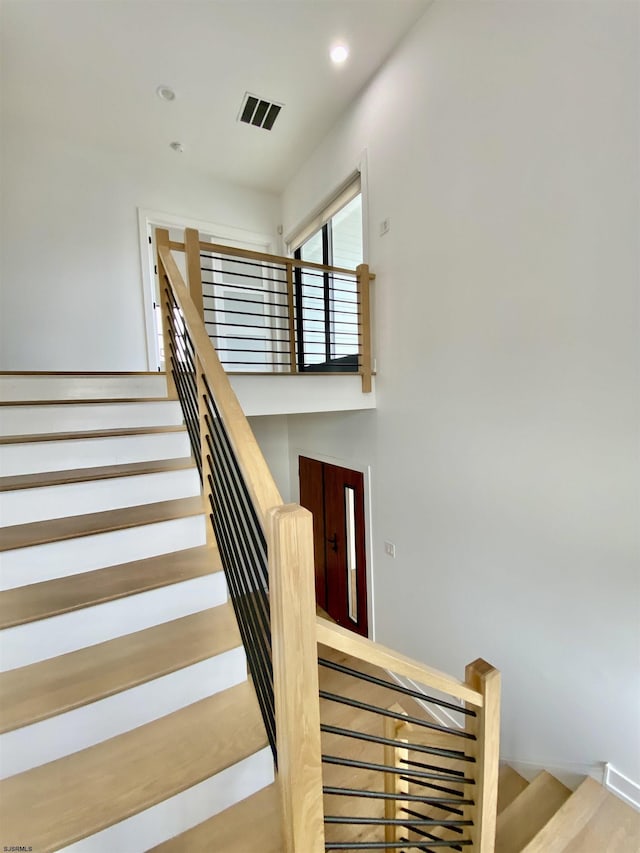 116 Bayshore Ave, Brigantine, NJ 08203 - stairway featuring recessed lighting