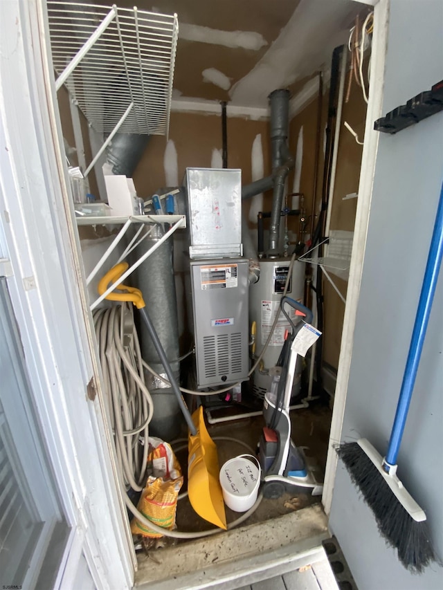 235 London Ct Unit 235, Egg Harbor Township, NJ 08234 - utility room featuring water heater