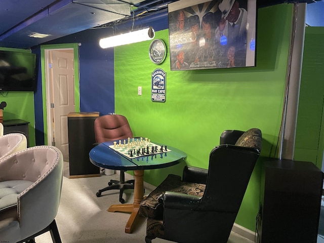 view of game room