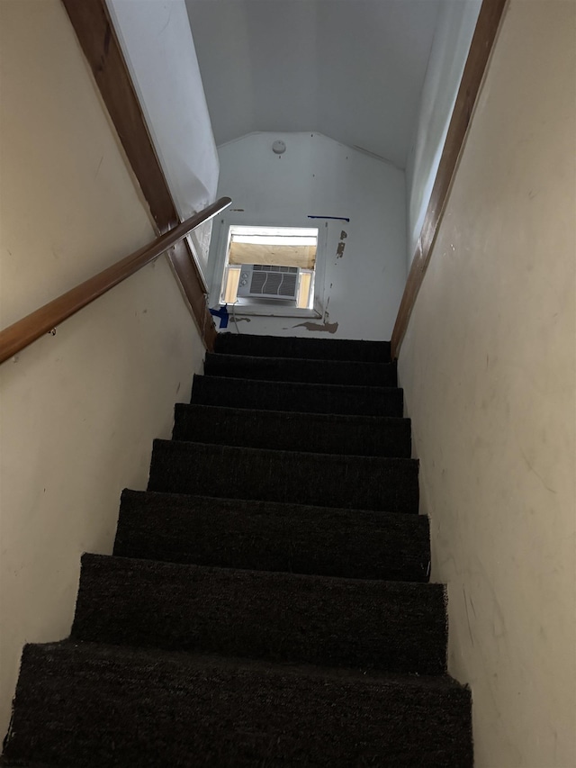 224 Linden Ave, Pleasantville, NJ 08232 - staircase with lofted ceiling