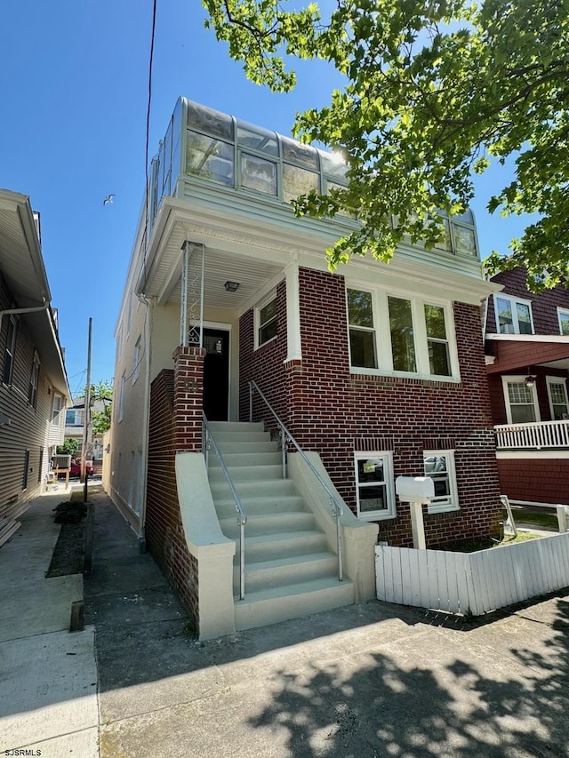 25 N Aberdeen Pl, Atlantic City, NJ 08401 - view of front of home featuring brick siding