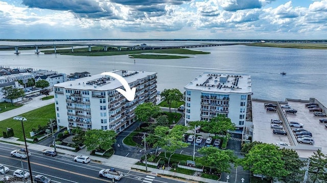 500 Bay Ave Unit 406S, Ocean City, NJ 08226 - aerial view of a notable bridge, apartment complex, and a large body of water