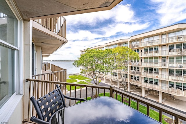 500 Bay Ave Unit 406S, Ocean City, NJ 08226 - balcony featuring a water view
