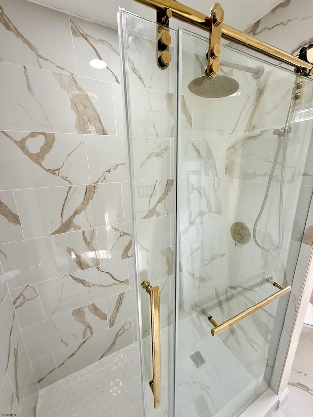 25 Wilson, Northfield, NJ 08225 - bathroom with a marble finish shower