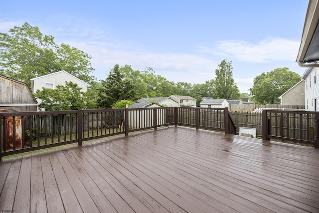 414A Upas Ave, Galloway Township, NJ 08205 - wooden deck featuring a fenced backyard