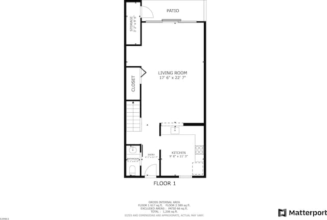 156 Rumson Dr Unit 156, Galloway Township, NJ 08205 - property floor plan
