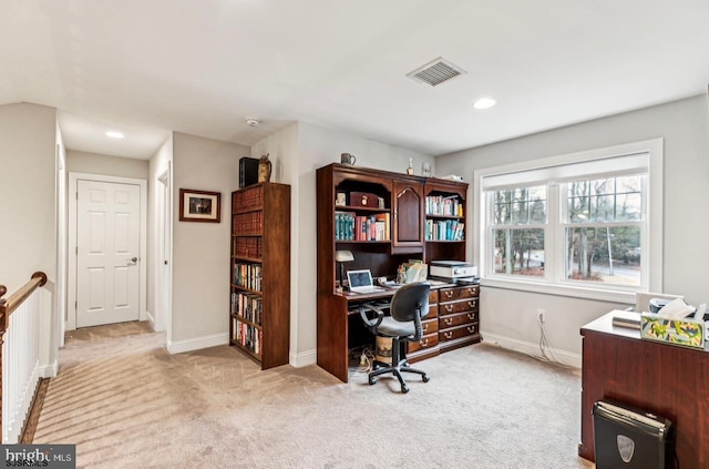 922 Central Ave, Hammonton, NJ 08037 - carpeted office featuring baseboards and recessed lighting