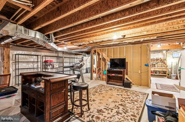 922 Central Ave, Hammonton, NJ 08037 - view of unfinished below grade area