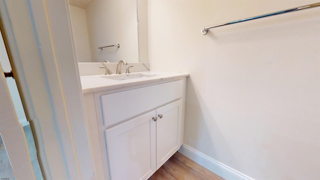 214 Mattix Run Unit 214, Galloway Township, NJ 08205 - bathroom with vanity, wood finished floors, and baseboards
