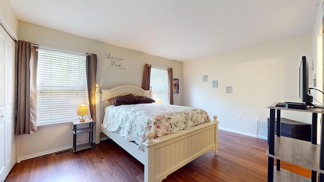11 Cherokee Dr Unit 206, Galloway Township, NJ 08205 - bedroom featuring dark wood finished floors and baseboards