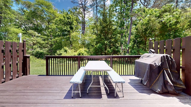 11 Cherokee Dr Unit 206, Galloway Township, NJ 08205 - deck featuring view of scattered trees