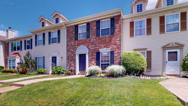 11 Cherokee Dr Unit 206, Galloway Township, NJ 08205 - view of front of house with a front yard and brick siding