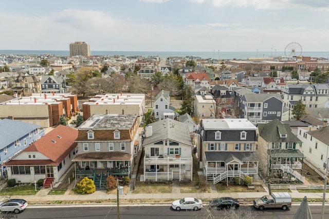 425 Central Ave Unit 1, Ocean City, NJ 08226 - aerial perspective of suburban area with a large body of water