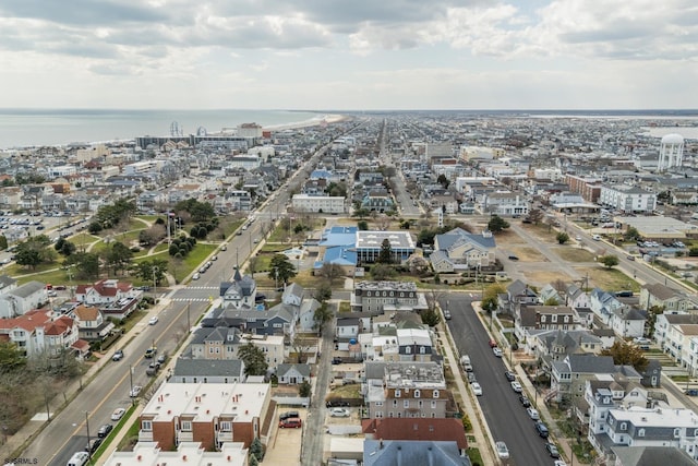 425 Central Ave Unit 1, Ocean City, NJ 08226 - aerial view of property and surrounding area with nearby urban area and a large body of water