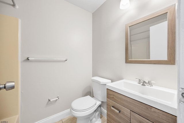 700 N Franklin Blvd Unit 1003, Pleasantville, NJ 08232 - bathroom featuring toilet, baseboards, and vanity