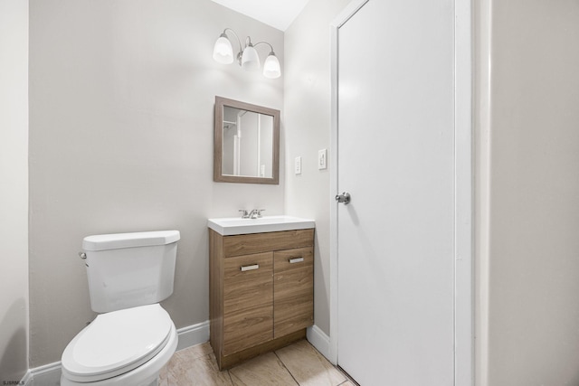 700 N Franklin Blvd Unit 1003, Pleasantville, NJ 08232 - half bath with vanity, toilet, and baseboards