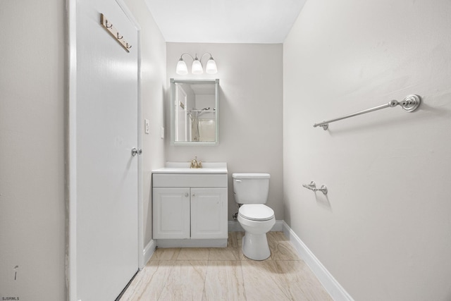 700 N Franklin Blvd Unit 1003, Pleasantville, NJ 08232 - bathroom with vanity, toilet, and baseboards