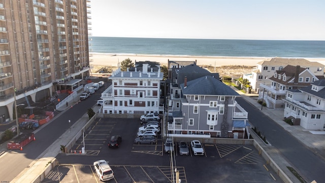 4825 Atlantic Ave Unit 3, Ventnor, NJ 08406 - bird's eye view of waterfront with a beach