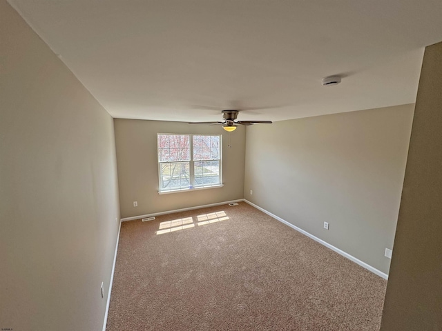 7 Nevis Dr, Egg Harbor Township, NJ 08234 - unfurnished room with carpet floors, a ceiling fan, a smoke detector, and baseboards