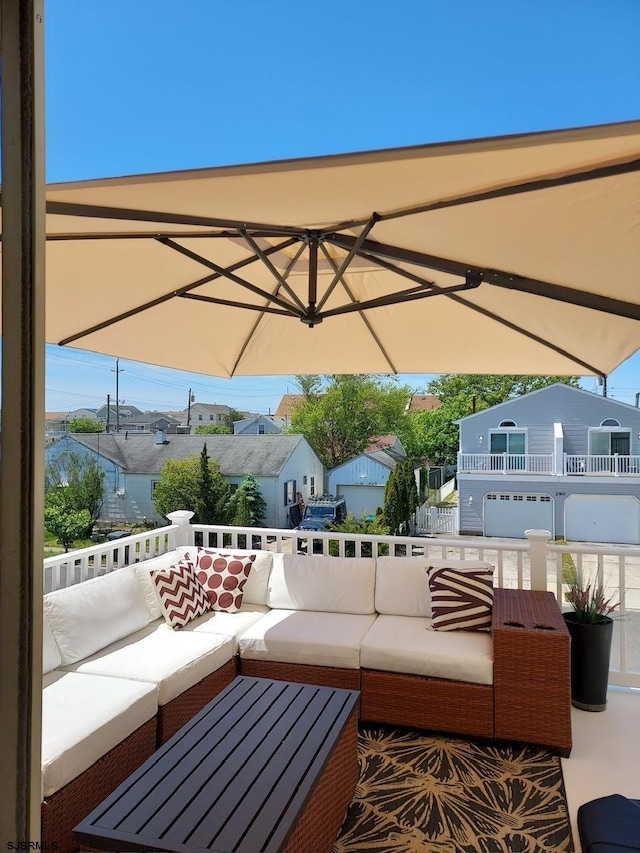 289 40th St Unit B, Brigantine, NJ 08203 - view of patio with outdoor lounge area