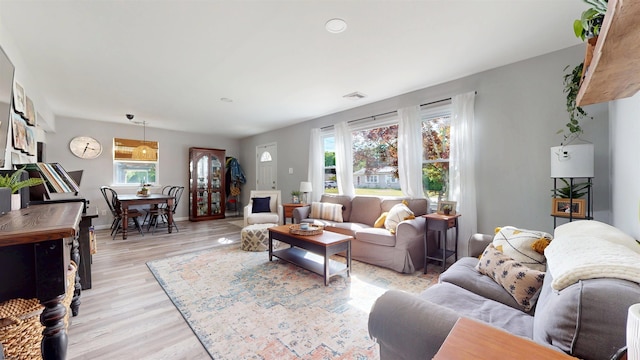 82 Robert Best Rd, Egg Harbor Township, NJ 08234 - living room with light wood-style flooring and baseboards