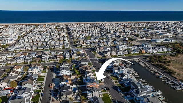 15 Waterway Rd, Ocean City, NJ 08226 - aerial view of property's location with a large body of water and nearby suburban area
