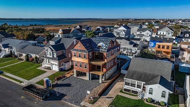 15 Waterway Rd, Ocean City, NJ 08226 - aerial perspective of suburban area with a nearby body of water