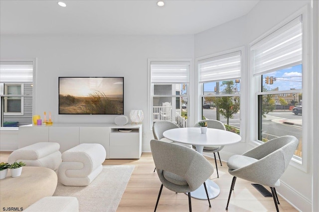 1A N Douglas Ave, Margate, NJ 08402 - dining room featuring recessed lighting and light wood-type flooring