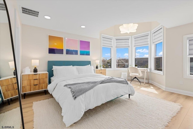 1A N Douglas Ave, Margate, NJ 08402 - bedroom featuring light wood finished floors, recessed lighting, and baseboards