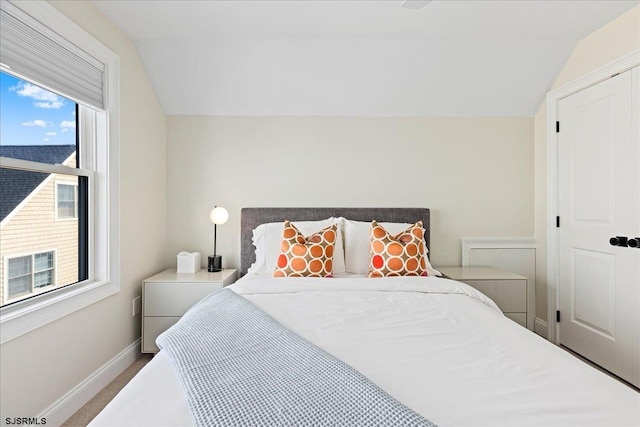 1A N Douglas Ave, Margate, NJ 08402 - bedroom with vaulted ceiling and baseboards