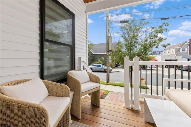 1A N Douglas Ave, Margate, NJ 08402 - deck with a residential view